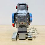 F0020 Pre-owned item C Box B Sparky Robot Sparky Robot Wind-Up gray ICHIKO (5)