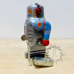 F0020 Pre-owned item C Box B Sparky Robot Sparky Robot Wind-Up gray ICHIKO (7)