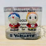 FRA0001 NEW Doraemon Variarts Doraemon 031-032 Christmas 2 Figure Set Run`a (1)
