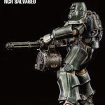 207 PRE-ORDER Fallout T-45 NCR Salvaged Power Armor 1’6 Scale threeZero X Bethesda (14)