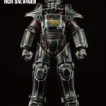 207 PRE-ORDER Fallout T-45 NCR Salvaged Power Armor 1’6 Scale threeZero X Bethesda (3)