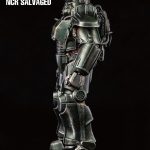 207 PRE-ORDER Fallout T-45 NCR Salvaged Power Armor 1’6 Scale threeZero X Bethesda (5)