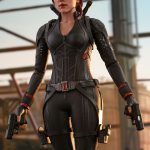 HT0076 NEW AVENGERS ENDGAME BLACK WIDOW 1’6TH SCALE MMS533 Hot Toys (8)