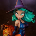 231 PRE-ORDER Pumpkin Witch Statue Sideshow (14)