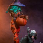 231 PRE-ORDER Pumpkin Witch Statue Sideshow (16)