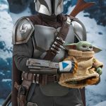 268P PRE-ORDER STAR WARS THE MANDALORIAN THE MANDALORIAN & THE CHILD 1’4 SCALE QS016 HOT TOYS (6)