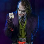 407P Preorder Infinity Studio X Penguin Toys _ The Joker (The Dark Knight) Life Size Bust 9