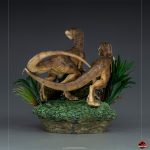 414P PRE-ORDER Jurassic Park Velociraptor Just The Two Raptors Deluxe Art Scale 1’10 Iron Studios (5)