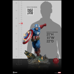 430P PRE-ORDER Marvel Captain America Premium Format Figure Sideshow (1)