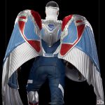 P472 Marvel Captain America Sam Wilson Complete Version Iron Studios [PRE-ORDER] (16)