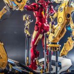 P526 IRON MAN 2 IRON MAN MARK IV WITH SUIT-UP GANTRY 1’4TH SCALE QS021 HOT TOYS [PRE-ORDER]