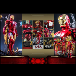 P526 IRON MAN 2 IRON MAN MARK IV WITH SUIT-UP GANTRY 1’4TH SCALE QS021 HOT TOYS [PRE-ORDER] (1)